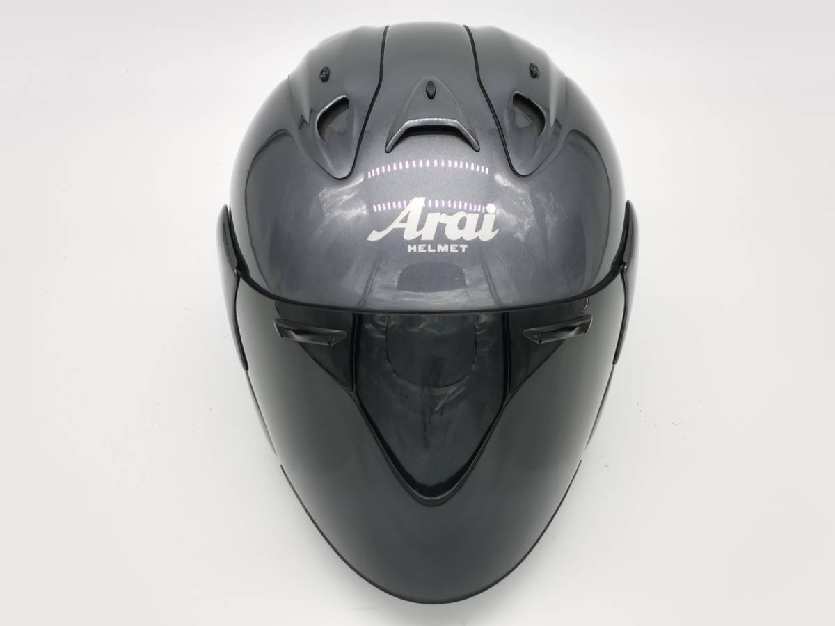 Arai アライ SZ-RamⅢ アルミナグレー SZ-Ram3 ジェットヘルメット Lサイズ_画像3
