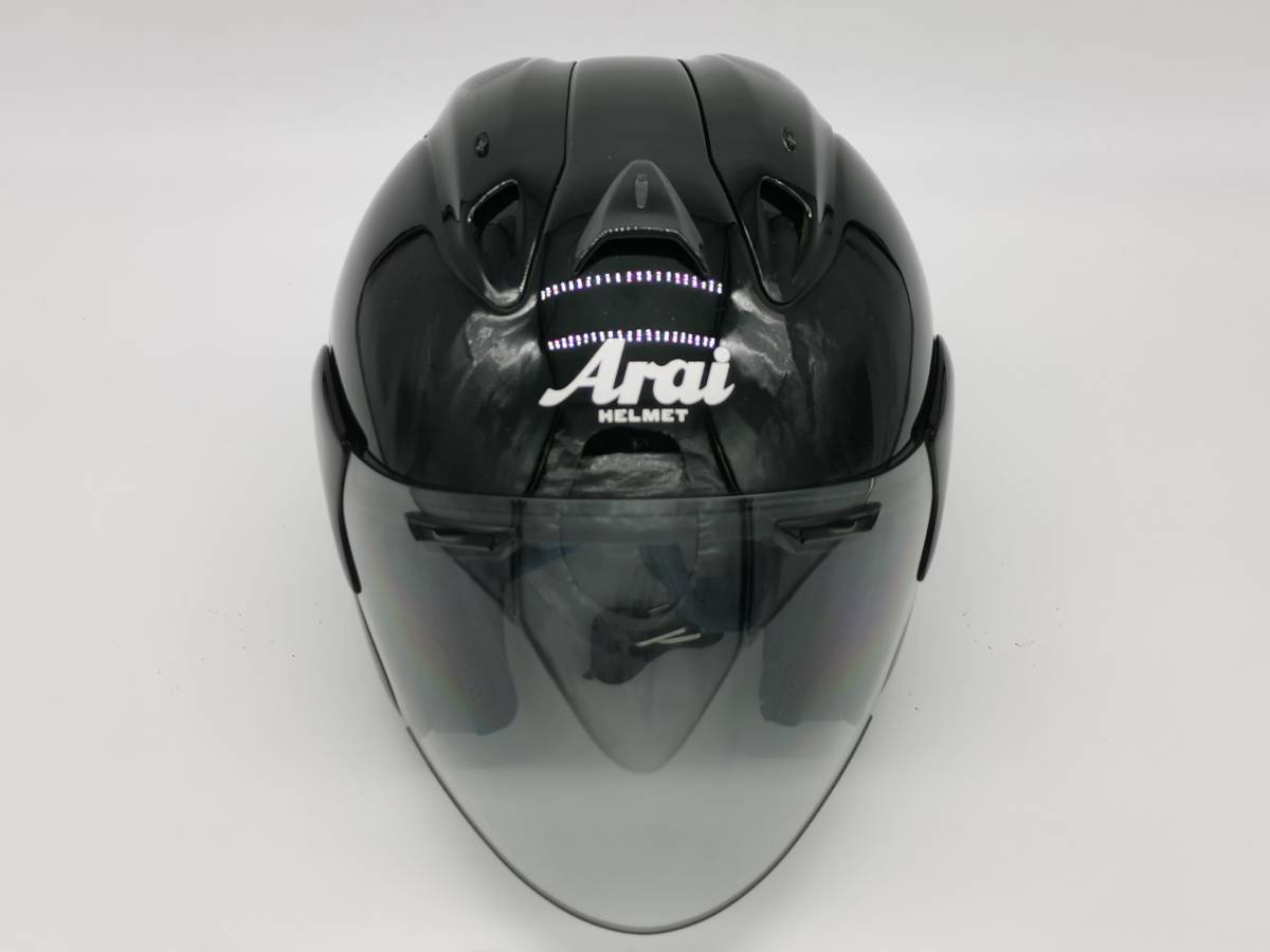Arai アライ SZ-RamⅢ BLACK ブラック SZ-Ram3 ジェットヘルメット XLサイズ_画像3