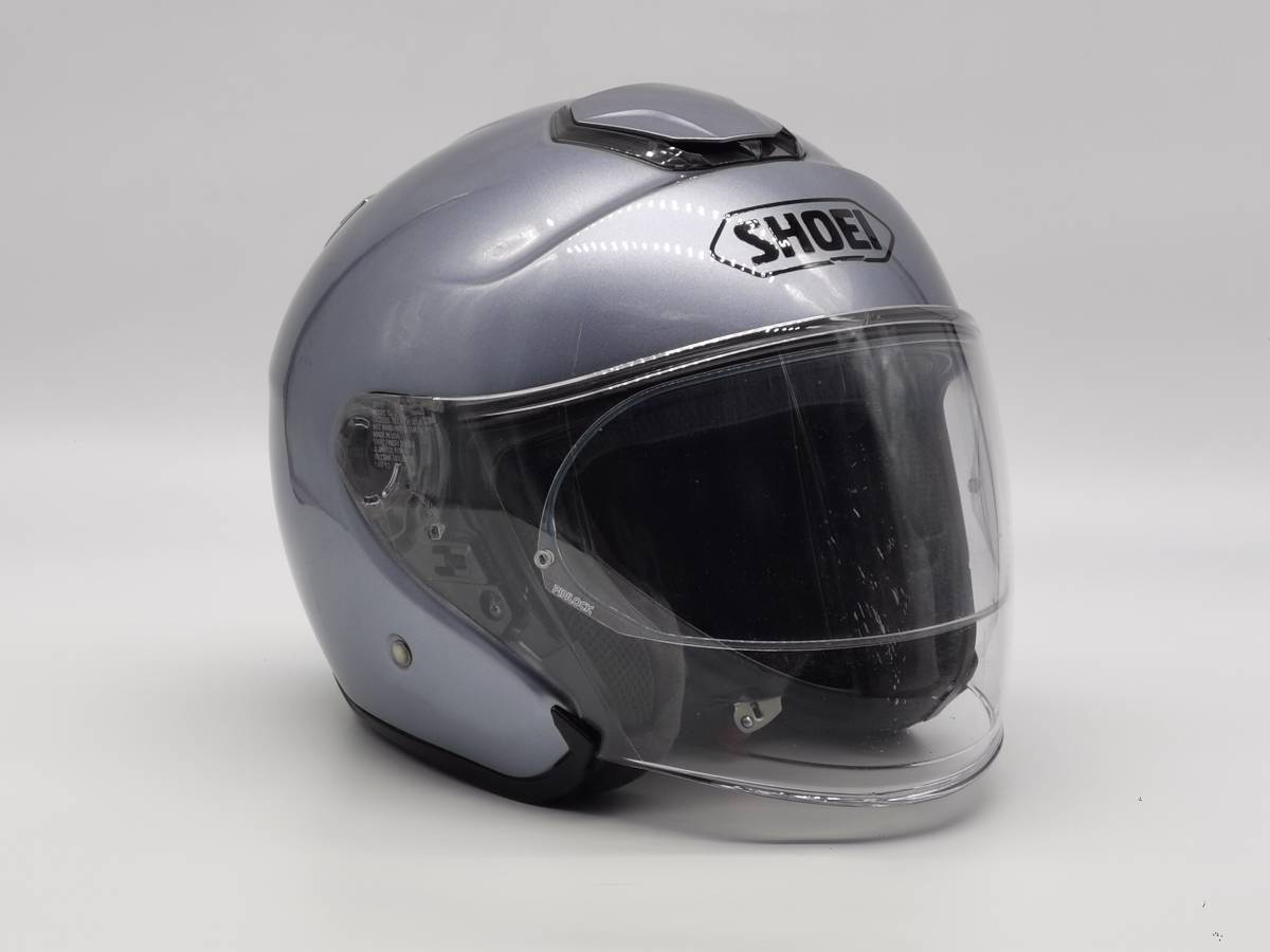 SHOEI ショウエイ J-Cruise ジェイ-クルーズ パールグレーメタリック J-CRUISE ジェットヘルメット XLサイズ_画像2