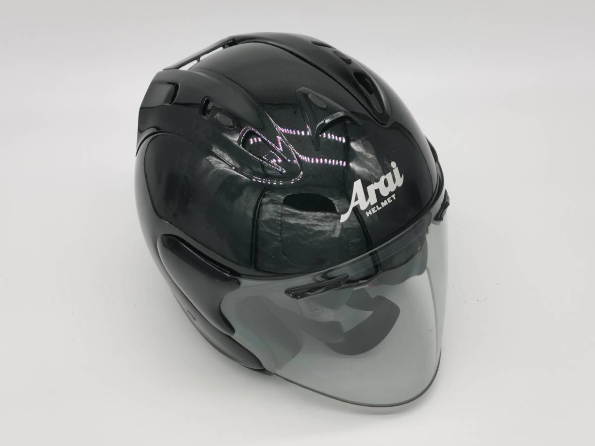 Arai アライ SZ-Ram4 グラスブラック GLASS BLACK ジェツトヘルメット XLサイズ_画像1