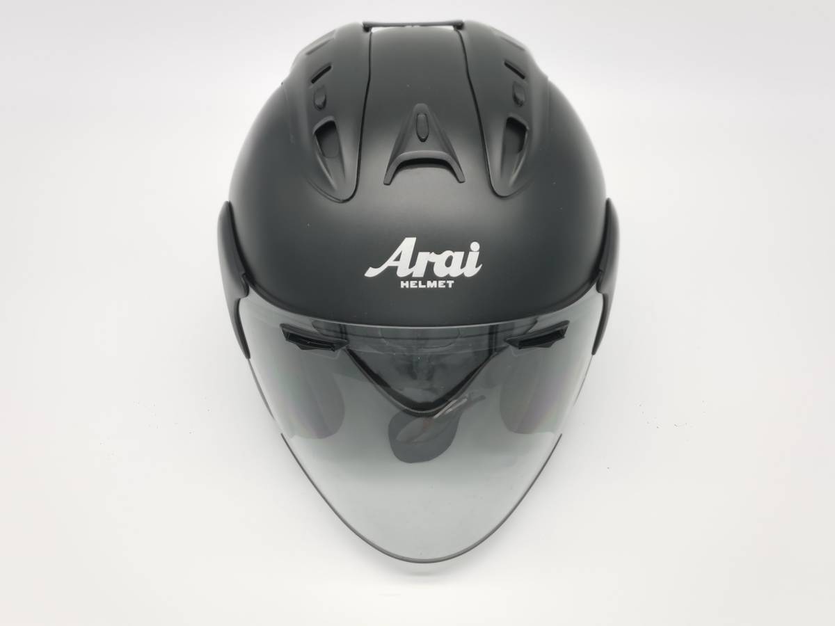 Arai アライ SZ-RAM4 FLAT BLACK フラットブラック SZ-Ram4 ジェットヘルメットXLサイズ_画像3