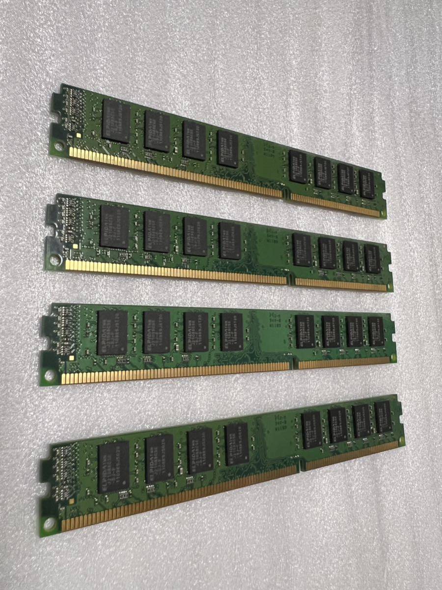 DDR3 16GB （4GBx4）Kingston キングストン KVR1333D3N9/4G DDR3 PC3-10600 4GB メモリ_画像10