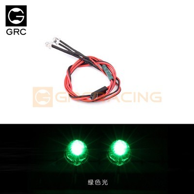 GRC製 G157XG　LEDライト2個　 3-7.4V　グリーンLED_画像1