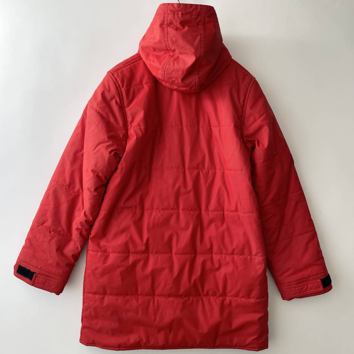 【90s/フランス製】A.P.C. size/1 (ig) アーペーセー アーカイブ ロング コート パーカー 中綿 アウター ビンテージ レッド parka jacket