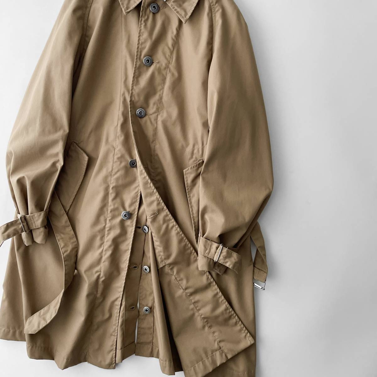 ENGINEERED GARMENTS -Riding Coat- size/1 (jb) エンジニアードガーメンツ ライディングコート アウター ベージュ アメリカ製 USA_画像4