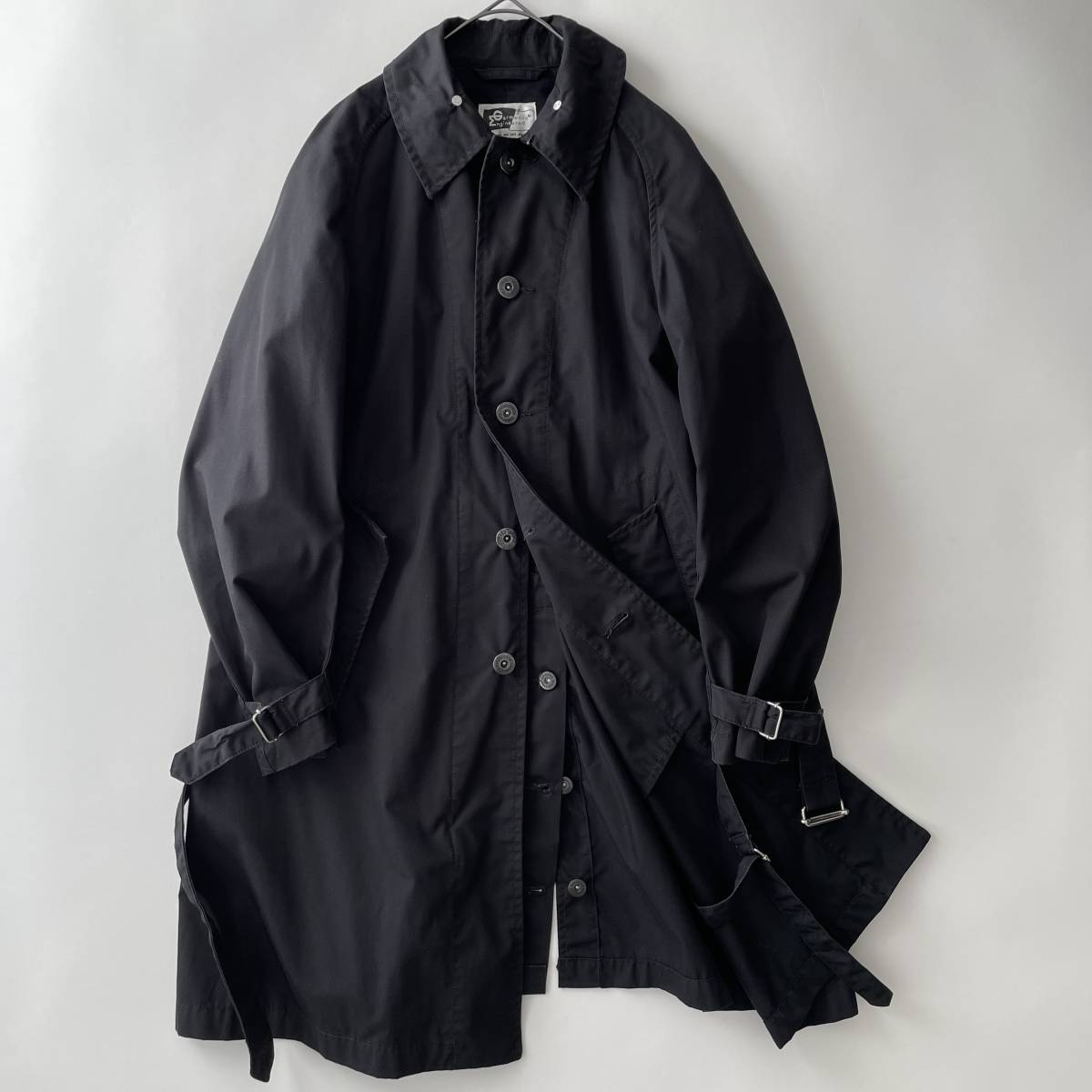 ENGINEERED GARMENTS -Riding Coat- size/1 (jb) エンジニアードガーメンツ ライディングコート アウター ブラック 黒 アメリカ製 USA_画像4