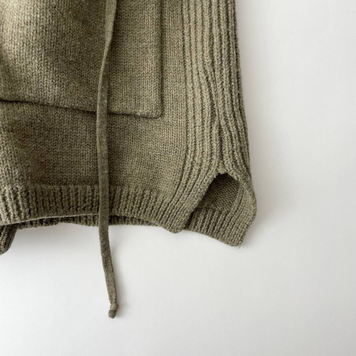 NONNATIVE size/1 (jb) Nonnative wool knitted jacket cardigan sweater outer no color beige JAPAN knit