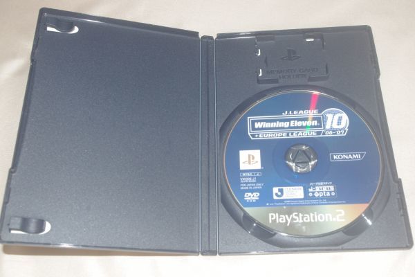 ▲PS2　ワールドサッカー ウイニングイレブン１０＋歐州リーグ’06-’07【解説書(shū)なし】