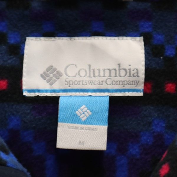コロンビア アウトドアジャケット M ネイビー Columbia フード 裏フリース 袖中綿 メンズ 231225_画像9