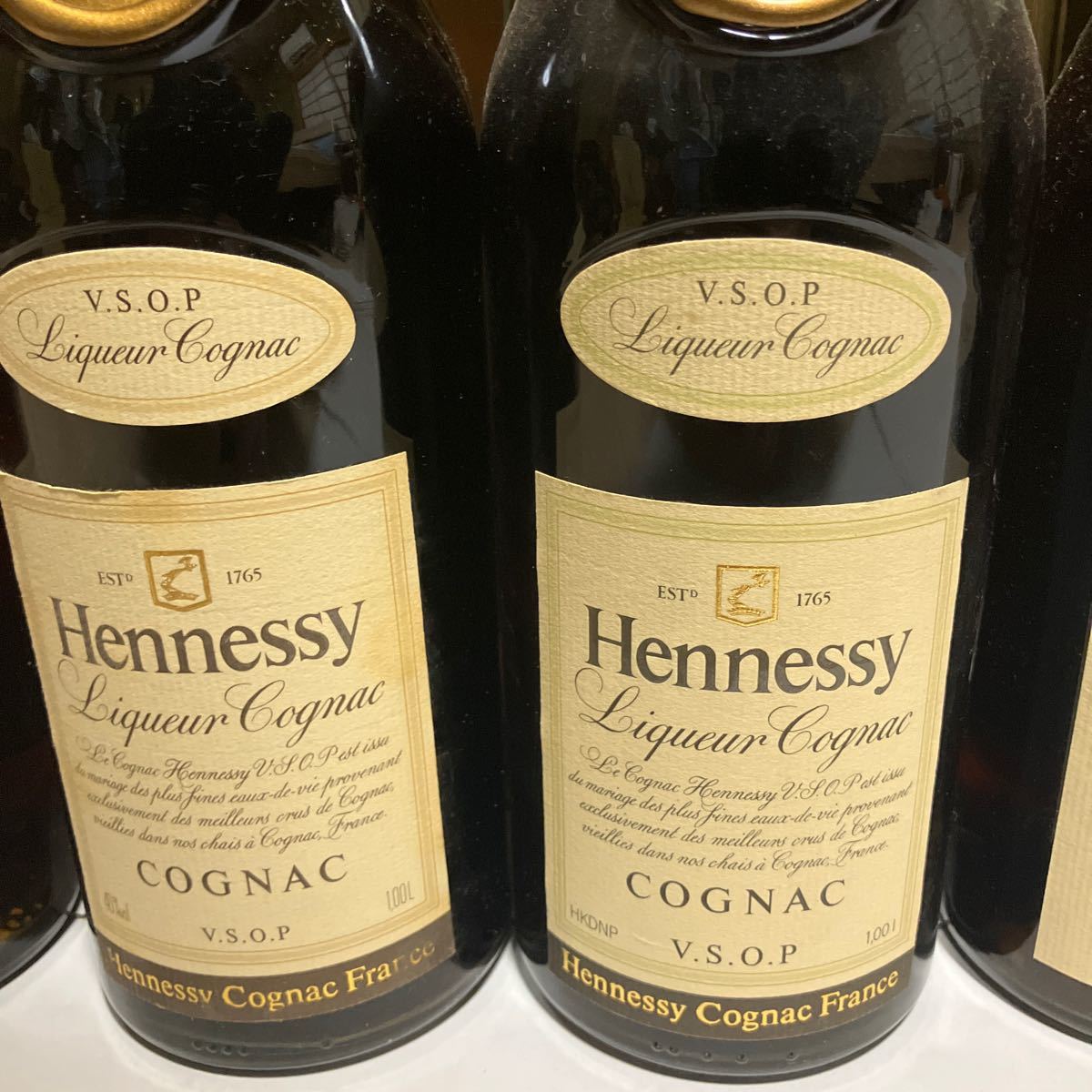 未開栓 HENNESSY COGNAC ヘネシー VSOP スリムボトル 700ml/40% 2本1000ml 8本セット 4箱付_画像2