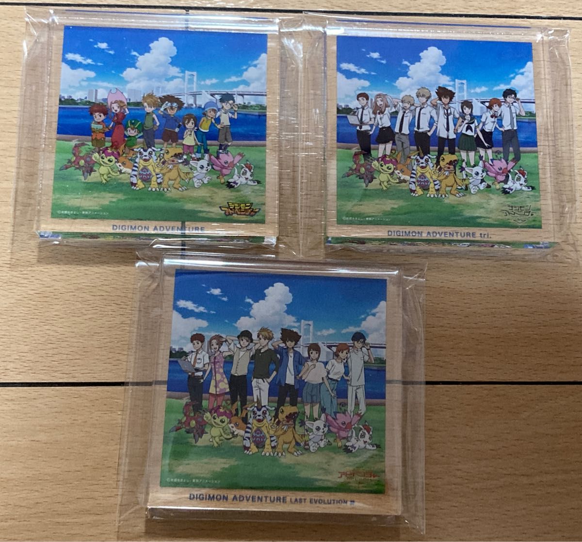 デジモンアドベンチャー お台場メモリアル2020 アクリルスタンド 3個セット