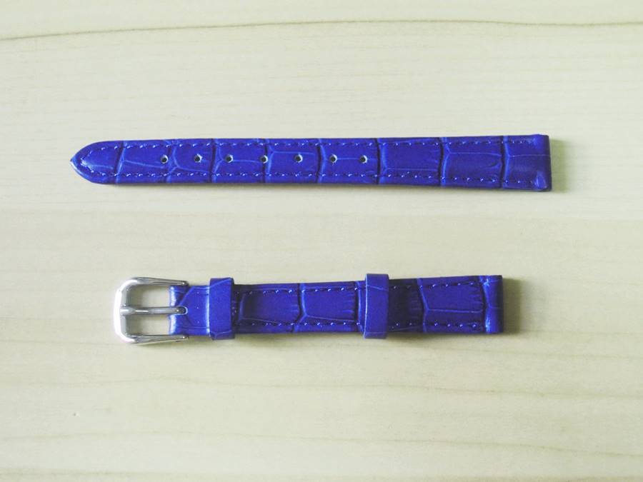 幅１２mm 青 腕時計ベルトの画像1
