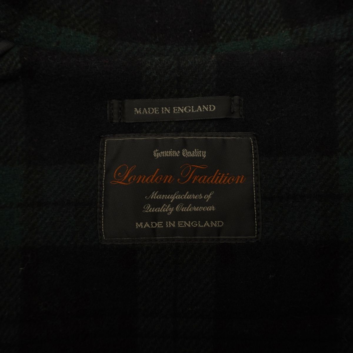 美品 LONDON TRADITION ロンドントラディション ウール混 ダッフルコートアウター レディース 紺 ネイビー サイズ36*KC1405_画像7