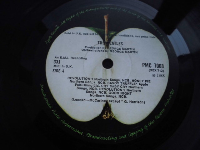 ビートルズ☆THE BEATLES 英国APPLE MONO PMC7067・68 OPEN TOP_画像9