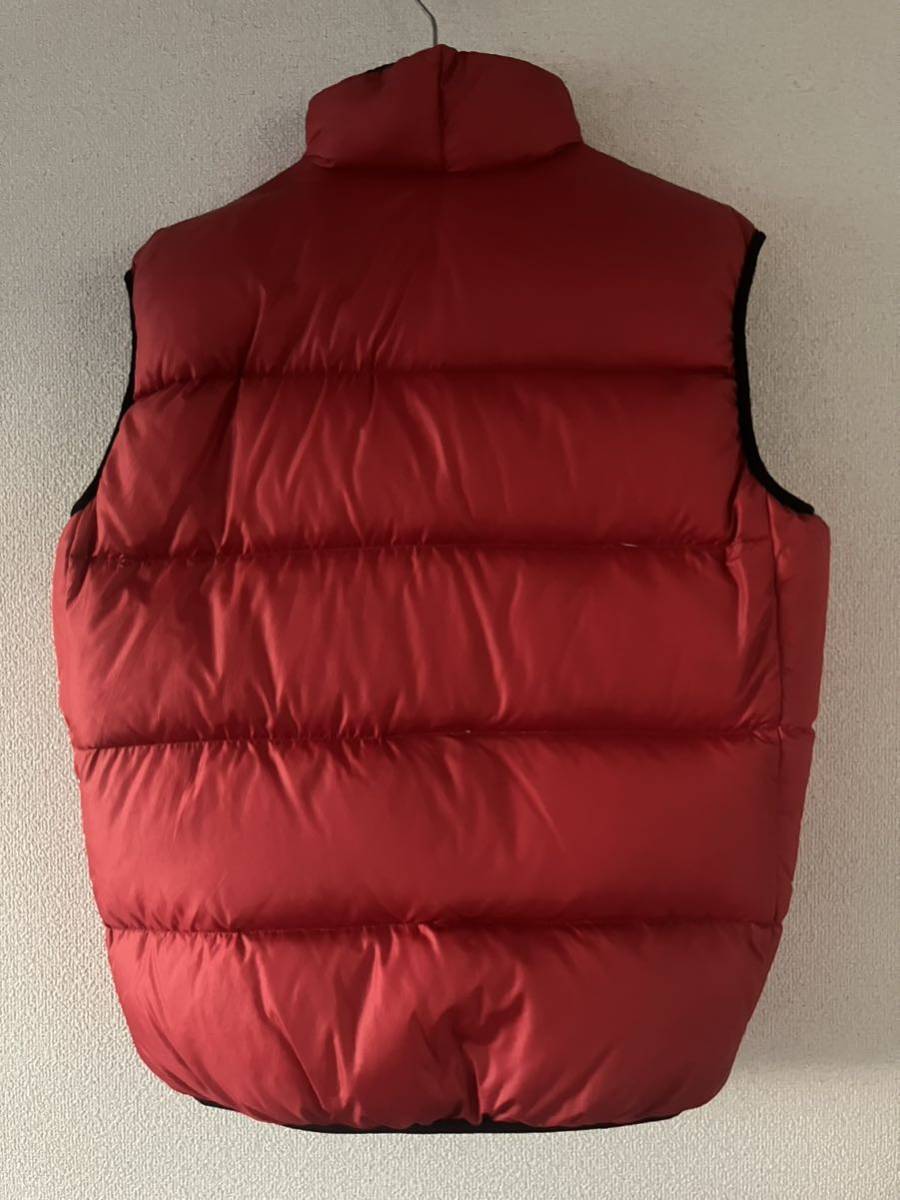  feather dof lens down vest L size red 