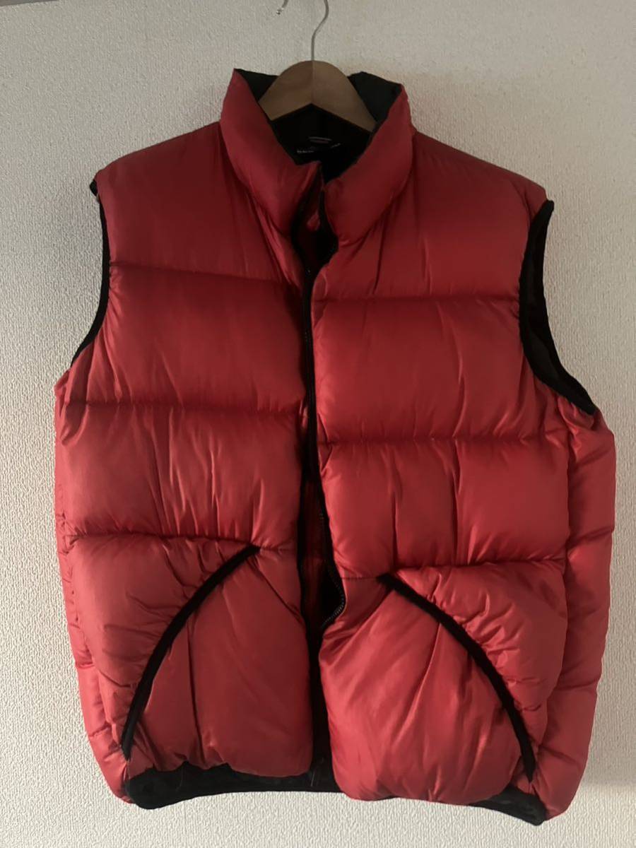  feather dof lens down vest L size red 