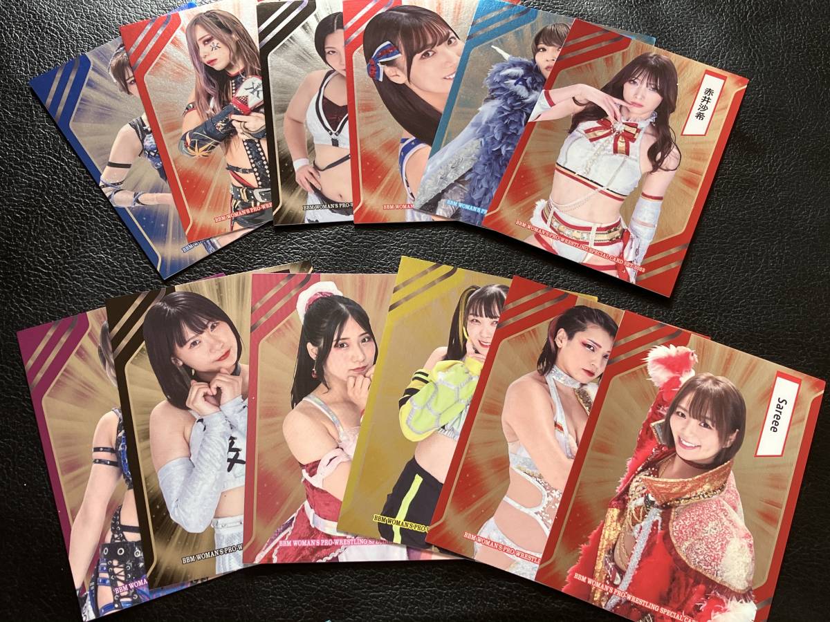 【BBM 2023】スペシャルインサート 17枚 コンプセット コンプリート 荒井 KAIRIなど 女子プロレス スペシャルカードセット AMBITIOUS !!②_画像2