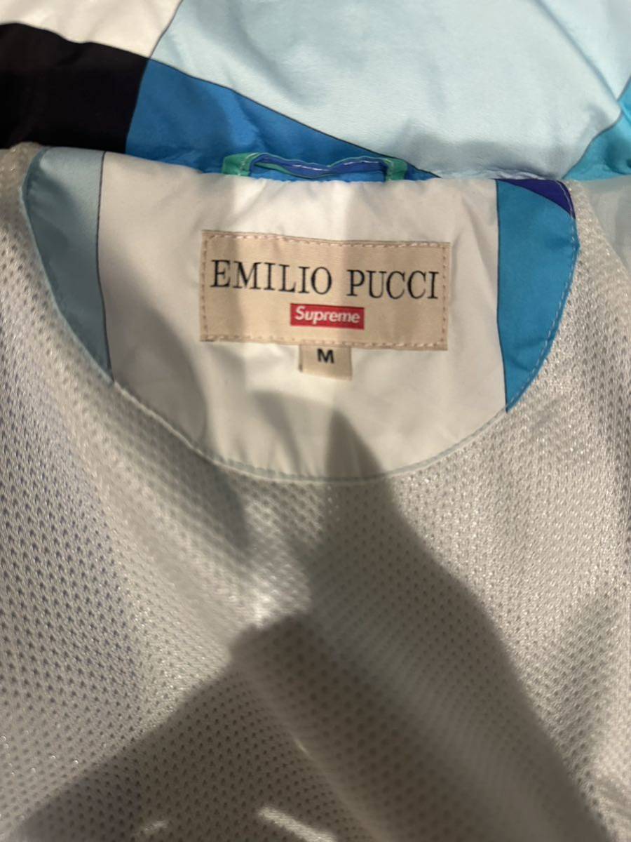 新品Supreme Emilio Pucci sport Jacket blue 青 シュプリーム★エミリオプッチスポーツジャケットM_画像4