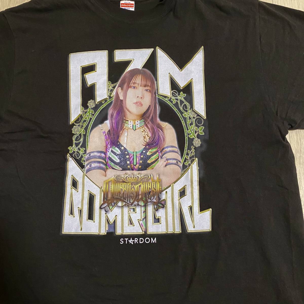 スターダム 女子プロレス AZM ラップTシャツ XXLの画像2