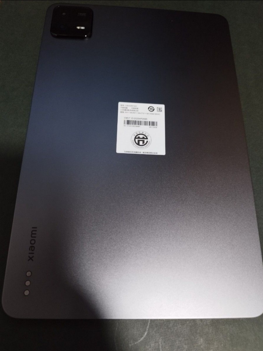 Xiaomi　pad 6 BLACK　8GB/128GB グローバル版② 　タブレット　_画像6