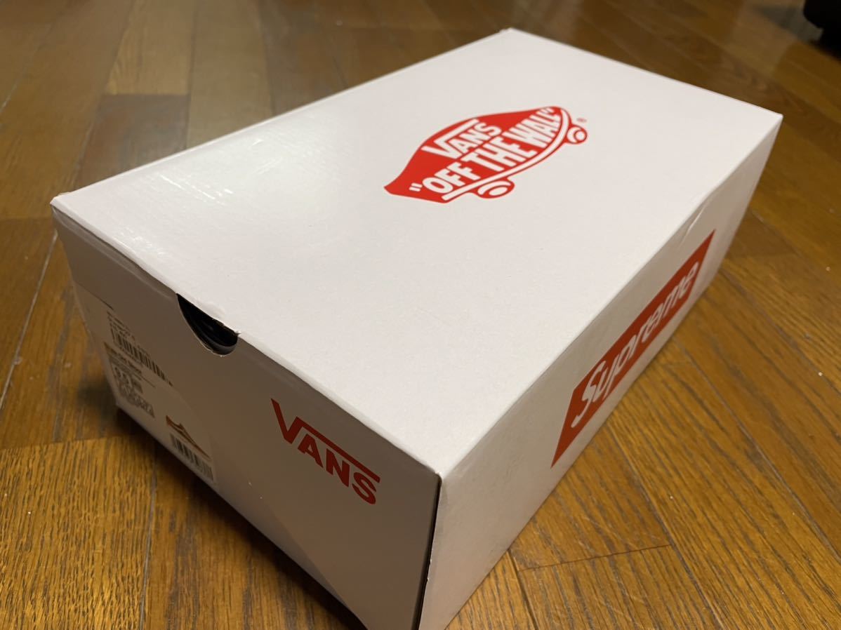 新品 Supreme × Vans レオパード オールドスクール 27.5cm オレンジ　シュプリーム　バンズ_画像9