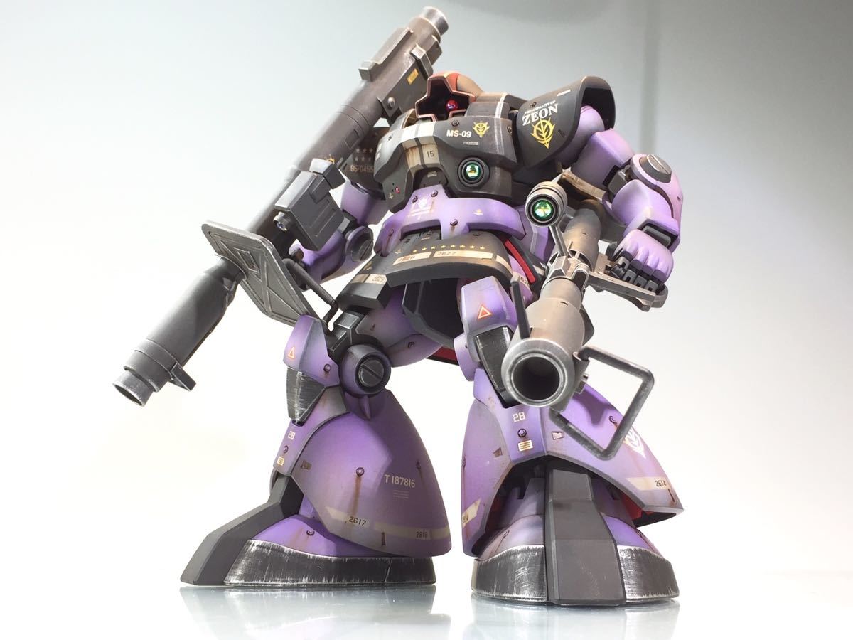 Mg 1 100 Ms 09 ドム フルウェポン 戦場風 改修塗装完成品 Mg 1 100 Ms 09 ドム フルウェポン 戦場風 改修塗装完成品