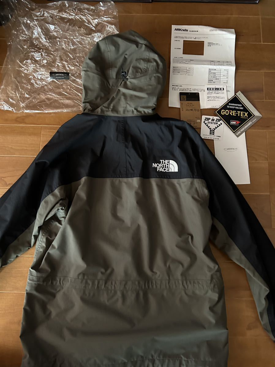 THE NORTH FACE Mountain Light Jacket カラー　　ニュートープ(オリーブ) Lサイズ　アークネッツ購入品　極美品_画像2