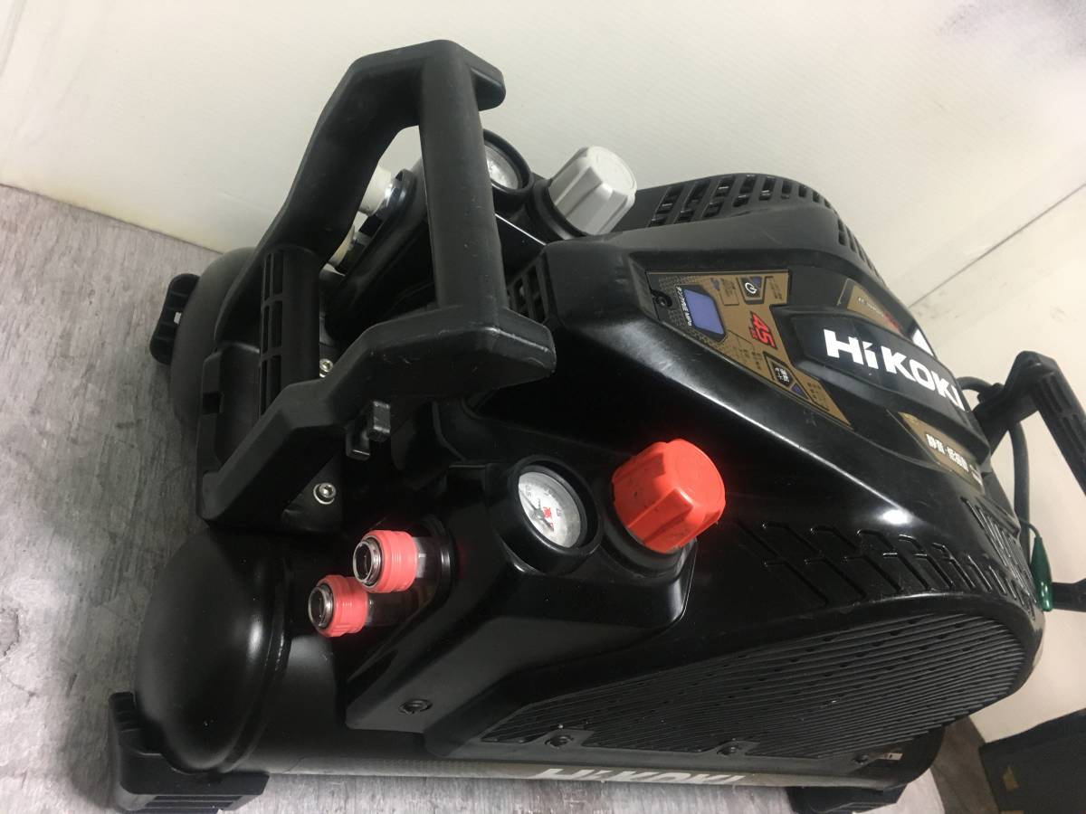 送料無料！！[税込・中古品]　 HiKOKI 高圧・常圧・エアコンプレッサ・ EC1445H3　動作確認済み_画像7