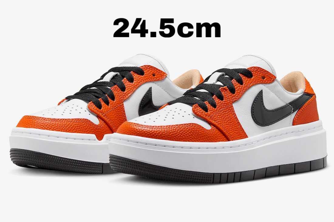 ナイキ ウィメンズ エアジョーダン1 ロー SE エレベート ブリリアントオレンジ 新品　24.5cm Nike WMNS Air Jordan 1 Low SE Elevate_画像1