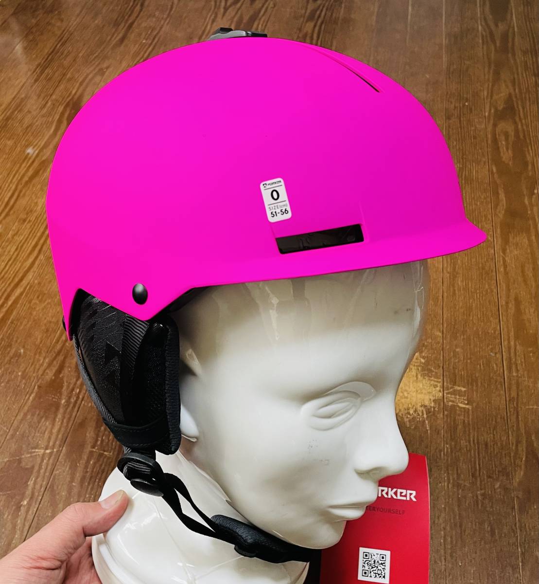 ☆即決・送料込☆新品☆MARKER ヘルメットバイザー式 VIJO 51-56cm PINK マーカーピンク 安全基準クリア ゴーグルいらず 34%OFF