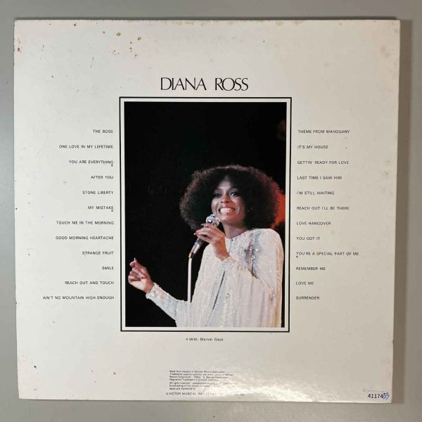 41174★美盤【日本盤】 Diana Ross / DIANA ROSS-SUPER TWIN '80 ・２枚組_画像3