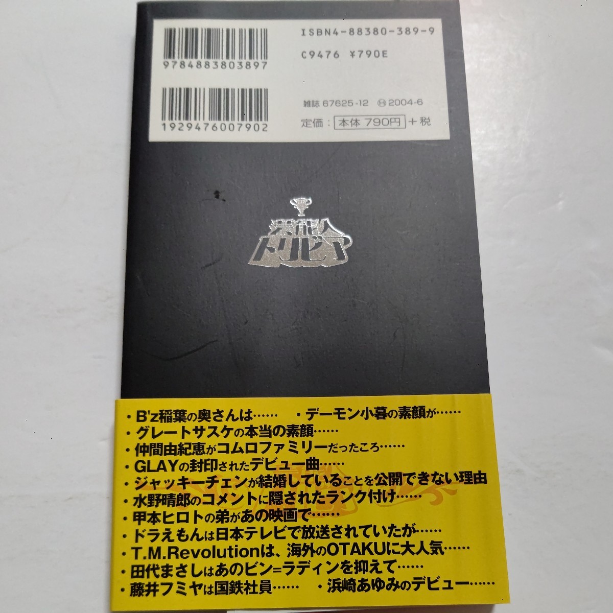 美品　芸能人トリビア　テレビでは絶対に放送できない芸能人の裏61 浜崎あゆみ 藤井フミヤGLAY 西川貴教 BOOWY B'z 甲本ヒロト SASほか多数_画像3