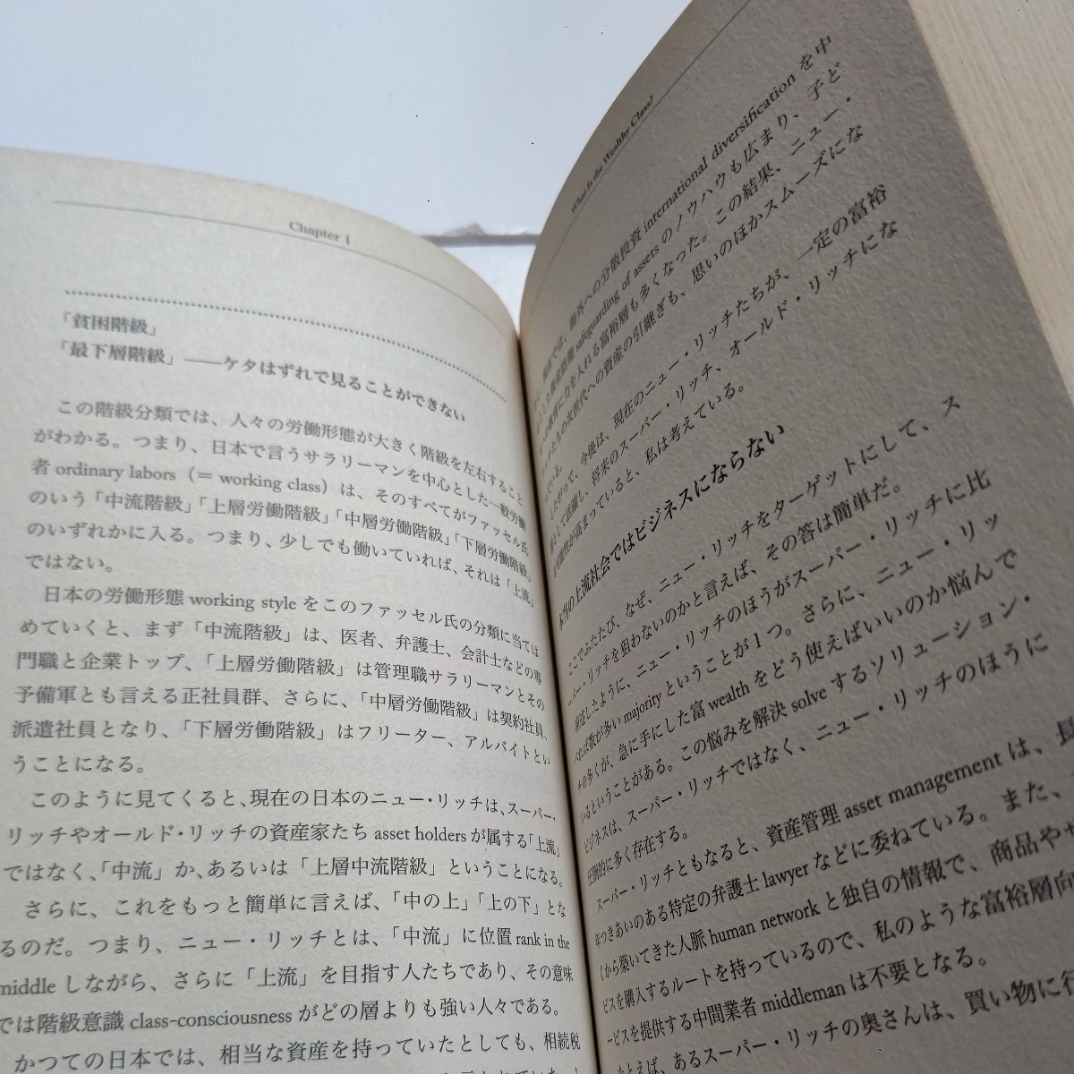 美品　ニュー・リッチの世界　超富裕層の生活、世界。国内国外を問わず富裕層たちから見聞きした経験をもとに、彼らの意識に迫る　臼井宥文