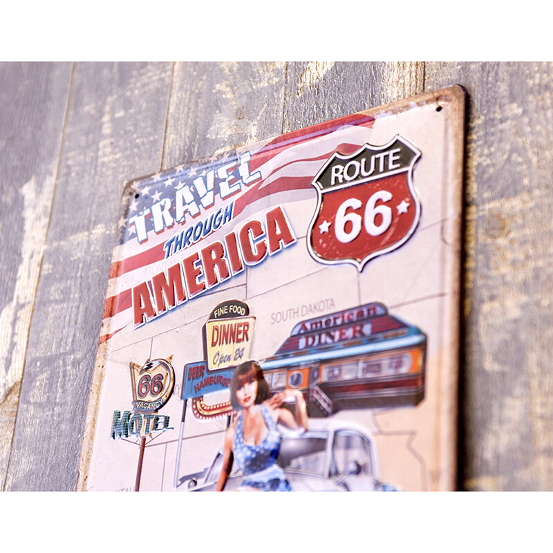  antique metal en Boss plate S [TRAVEL AMERICA]