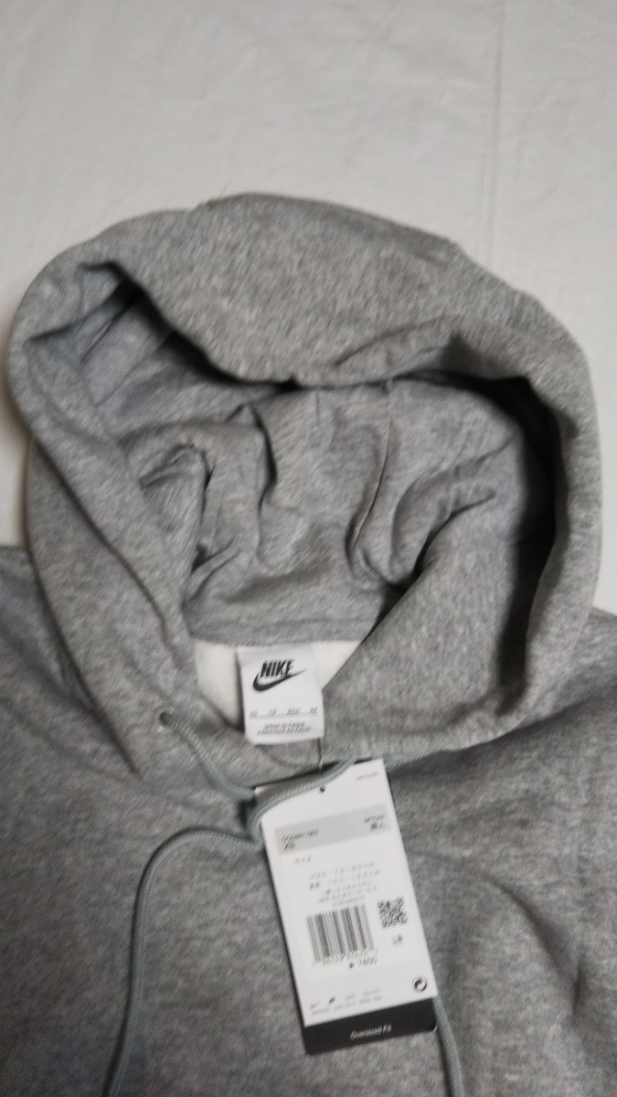 625 postage 500 jpy NIKE XS lady's f-ti- Parker reverse side nappy gray Phoenix fleece over size do pull over Parker DQ5861