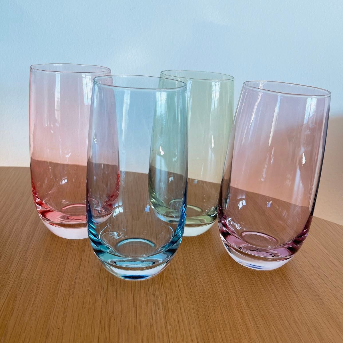 ハイボールグラス　4色セット　dunelm コップ 食器 タンブラーグラス グラス