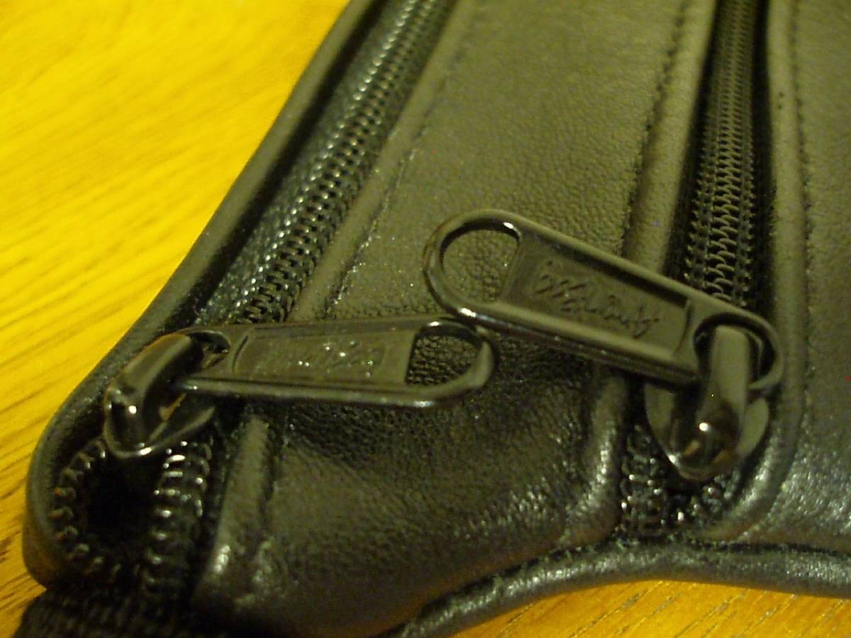 *AmeriBag Ame li bag leather waist bag hip bag belt bag original leather black 