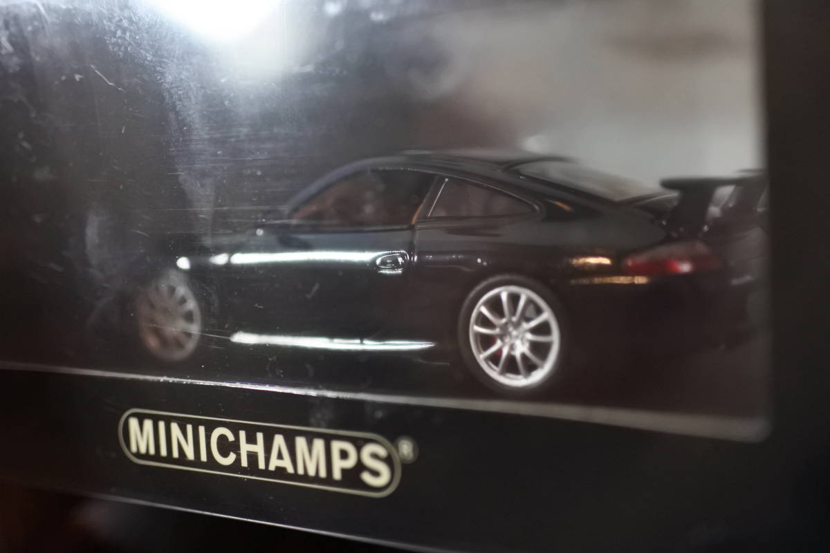 1/43 ミニチャンプス　ポルシェ　911　GT3　2003　黒　未使用品未開封_画像5