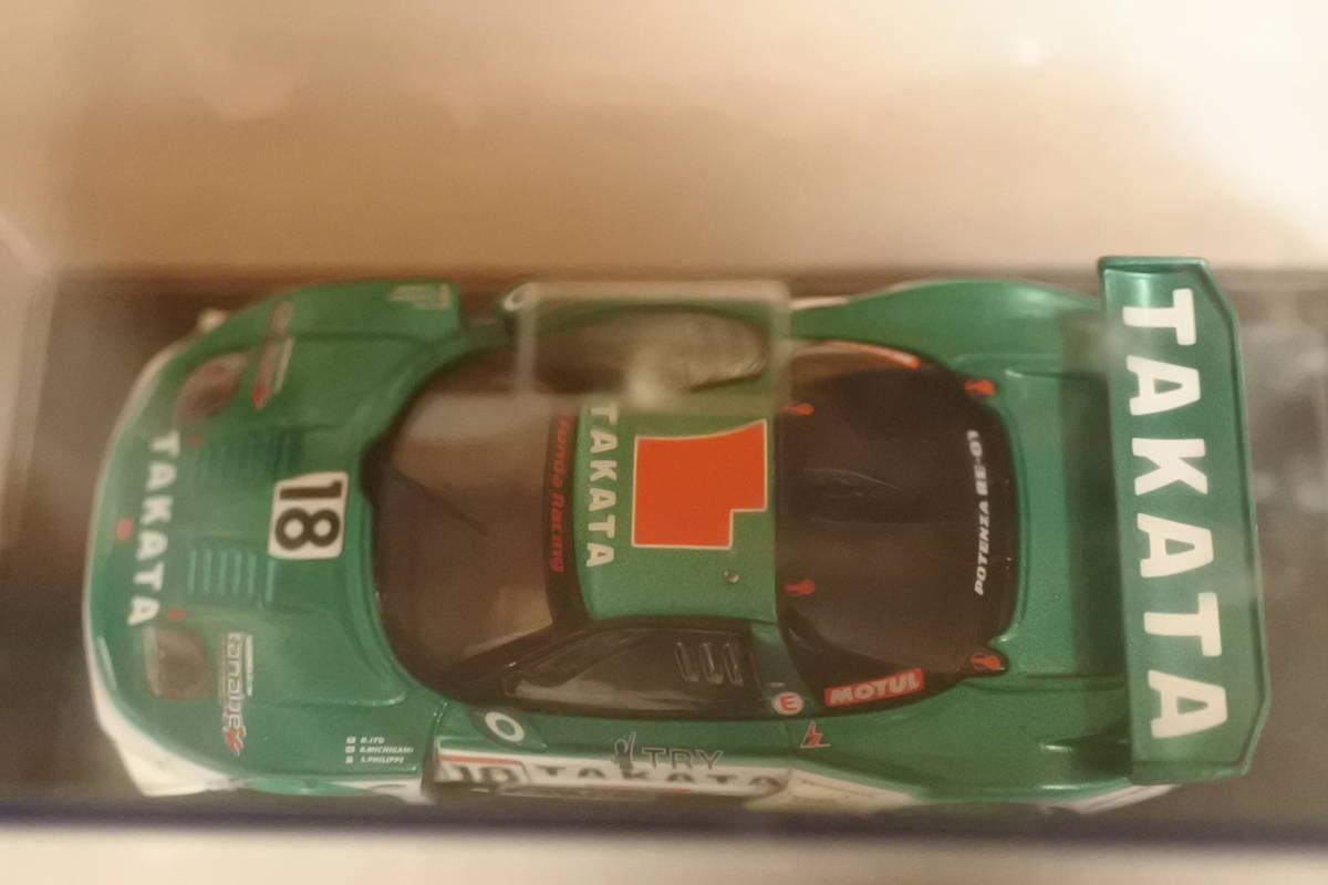 1/43  エブロレーシングカーコレクション 2004鈴鹿1000KM TAKATA DOME NSX  GREEN 未使用品の画像5