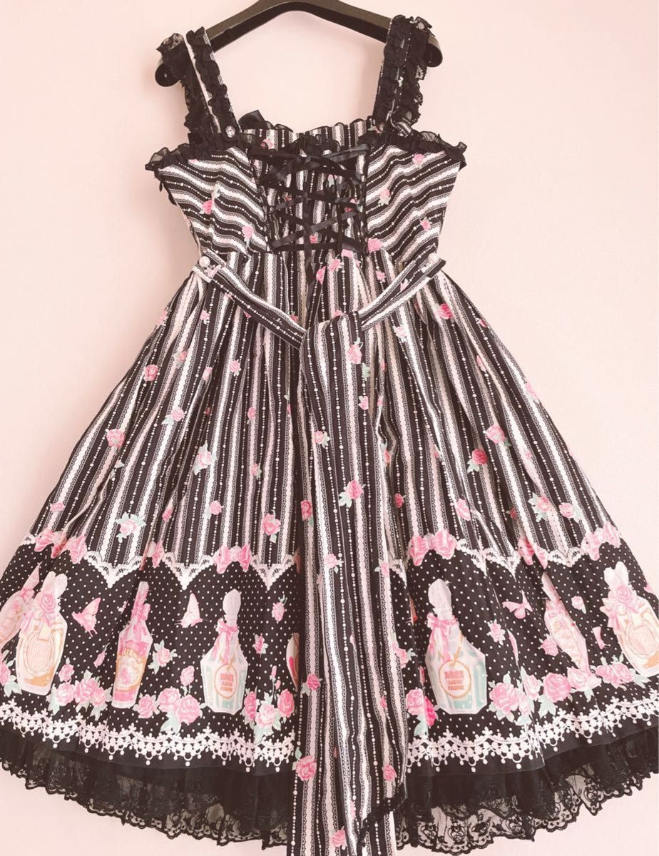 【JSK,キャノティエ,ソックスセット】Angelic Pretty ローズトワレプリント