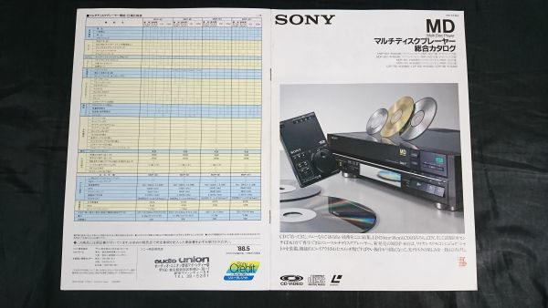 昭和レトロ】『SONY(ソニー) MD マルチディスクプレーヤー 総合