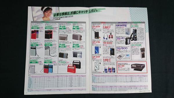 『HITACHI(ヒタチ)カセットレコーダー・ラジオ 総合カタログ1987年5月』中山美穂/DA-P300/CP-S3/CP-S3G/CP-45R/CP-35/CP-12/CX-CD5/CX-CD9_画像6