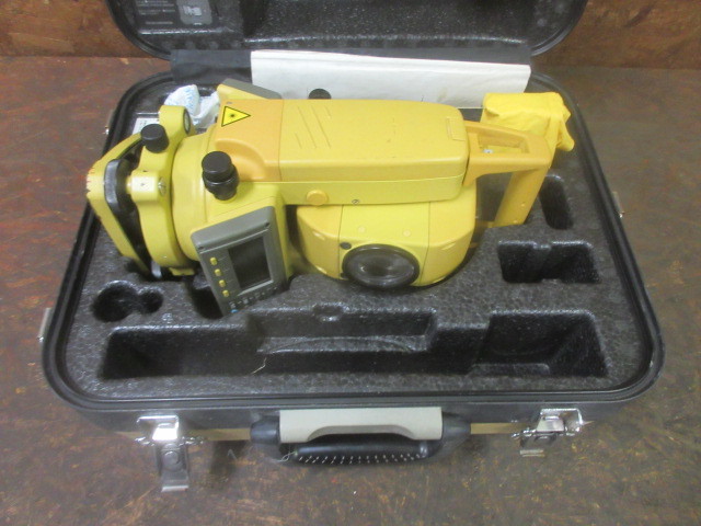 【12】 24 トータルステーション TOPCON GPT-3005F Hiper トプコン 電源OK 、デジタル表示OK 現状_画像10