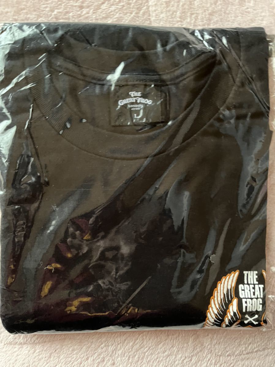 キムタク 着 THE GREAT FROG グレートフロッグ Harley Davidson ハーレーダビッドソン Tシャツ Lサイズ 木村拓哉 新品 未使用 送料 無料_画像10