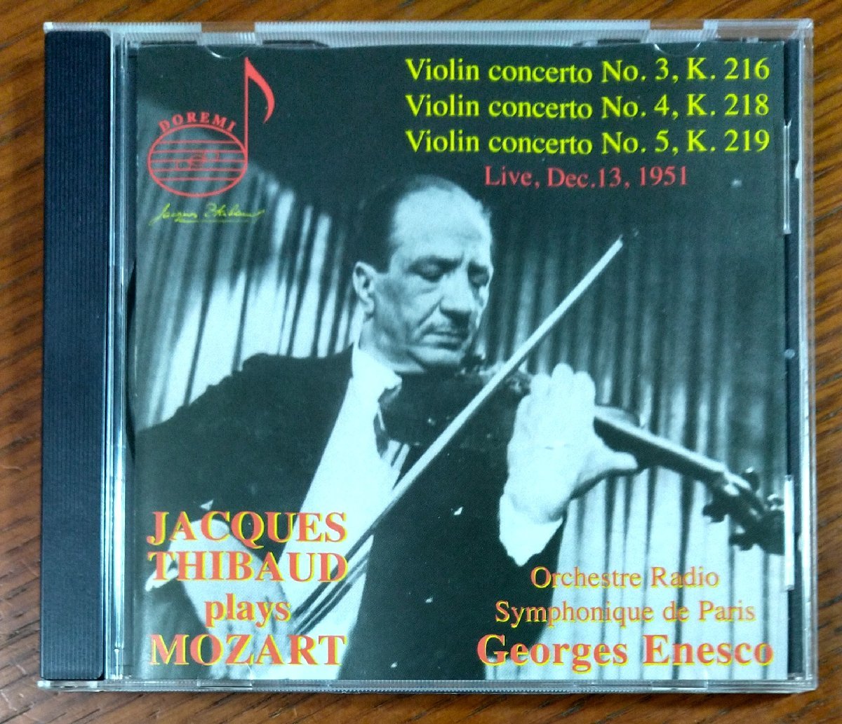 Jacques Thibaud Plays Mozart [CD] Mozart; Thibaud_画像1
