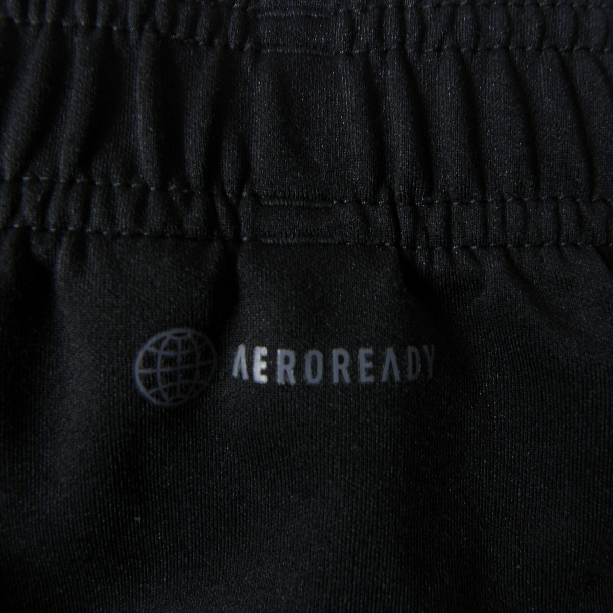 アディダス ADIDAS AEROREADY パフォーマンスロゴ刺繍 トラックパンツ ジャージ ジョガー ウエストゴム L ブラック m1221-7_画像5