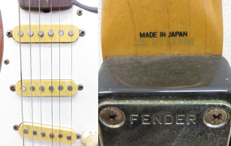 15324 ロ512-272　フェンダー ギター　ストラトキャスター　Fender　Contour Body　エレキギター　本体 ソフトケース　中古品　佐川170_画像7