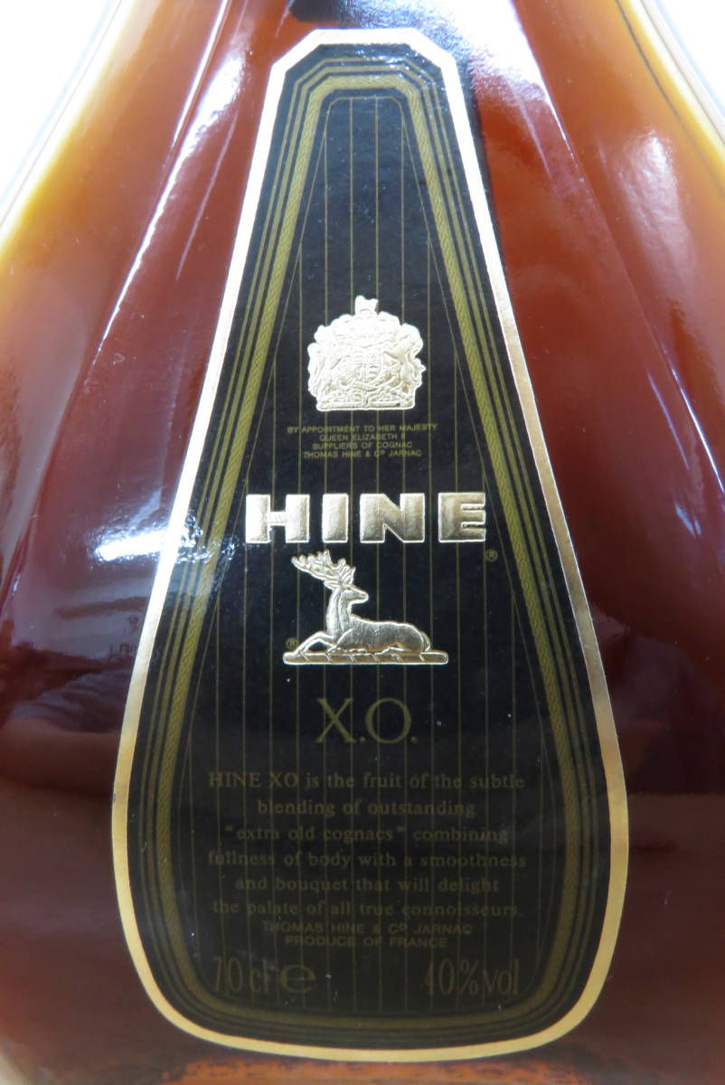 1877 小512-098　お酒　HINE XO　ハイン　コニャック COGNAC　ブランデー BRANDY　700ml 40%　未開栓 古酒　80_画像5