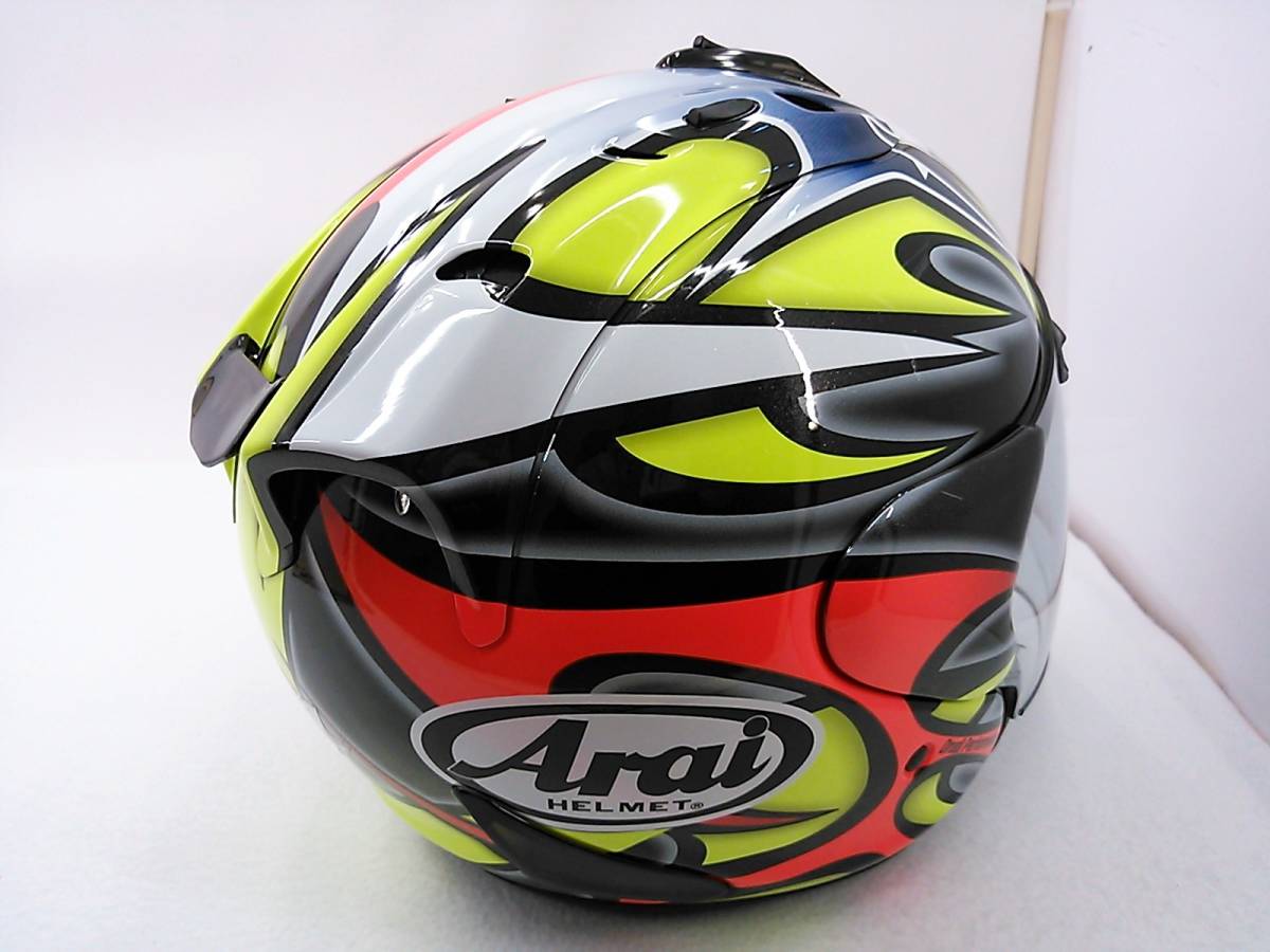 【送料無料】使用極わずか 美品 Arai アライ SZ-Ram4 EDWARDS TRIBUTE エドワーズ Sサイズ ジェットヘルメット_画像6