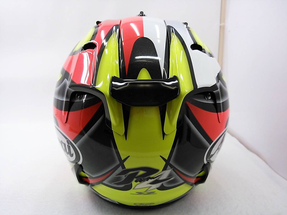 【送料無料】使用極わずか 美品 Arai アライ SZ-Ram4 EDWARDS TRIBUTE エドワーズ Sサイズ ジェットヘルメット_画像4